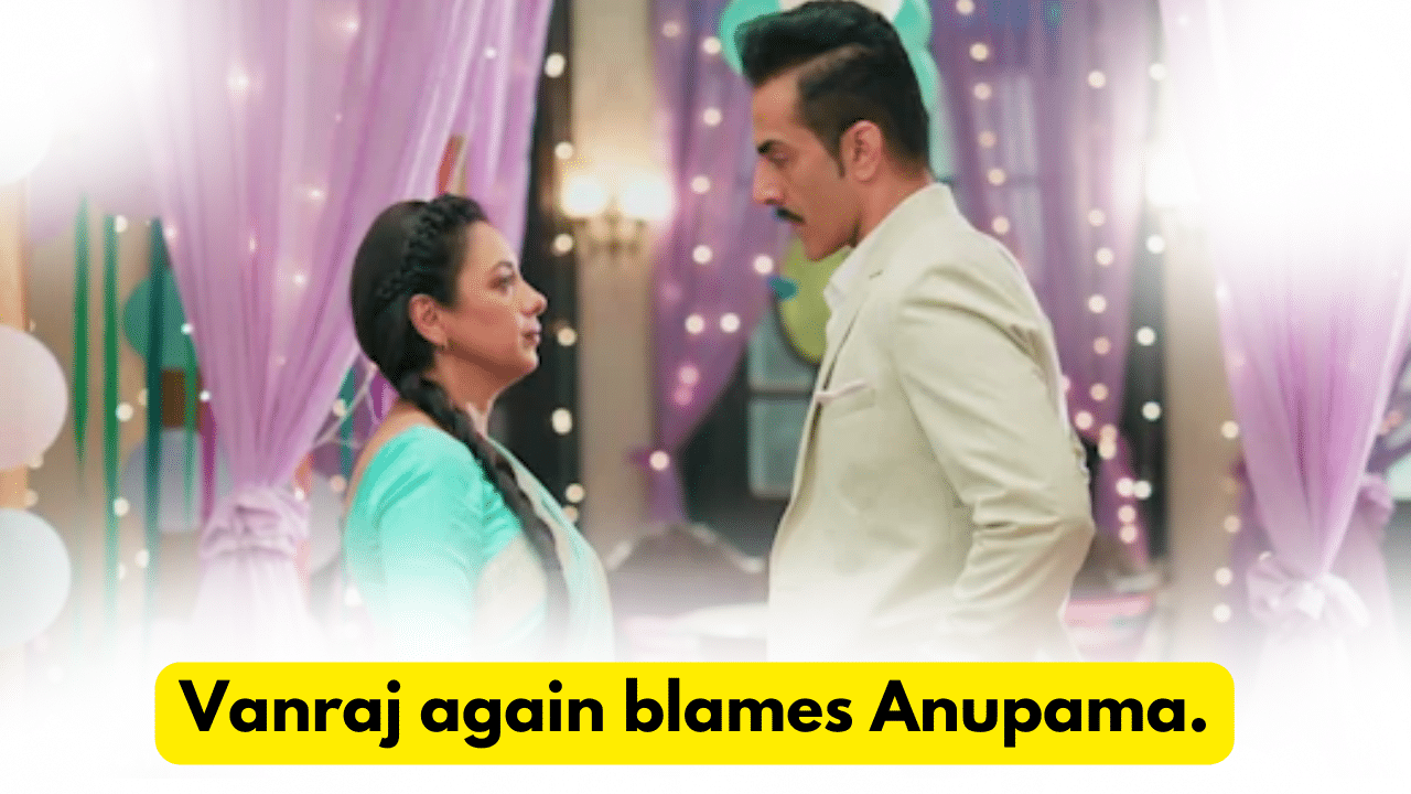 Anupama 14th December 2023 Written Update: Vanraj again blames Anupama. 1 Anupama 14th December 2023 Written Update