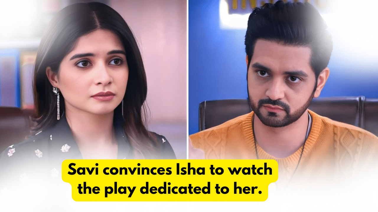 Ghum Hai Kisikey Pyaar Mein 15th December 2023 Written Update: Savi convinces Isha to watch the play dedicated to her. 1 Ghum Hai Kisikey Pyaar Mein 15th December 2023 Written Update