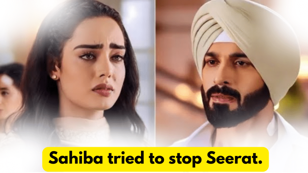 Teri Meri Doriyaann 21st January 2024 Written Update: Sahiba tried to stop Seerat. 8 Teri Meri Doriyaann 22nd January 2024 Written Update