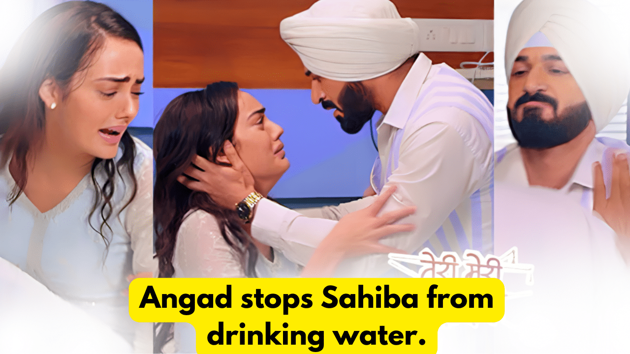 Teri Meri Doriyaann 22nd February 2024 Written Update: Angad stops Sahiba from drinking water. 1 Teri Meri Doriyaann 22nd February 2024 Written Update