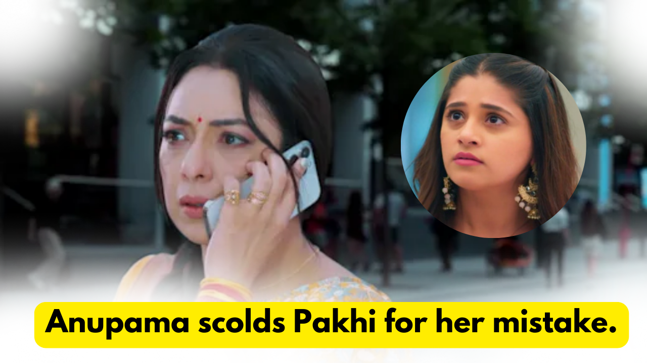 Anupama 16th April 2024 Written Update: Anupama scolds Pakhi for her mistake. 1 Anupama 16th April 2024 Written Update