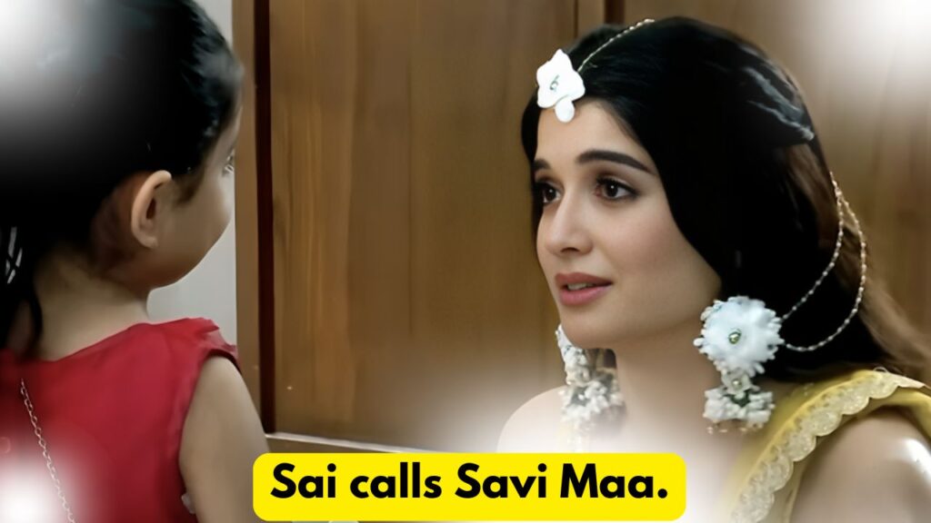 Ghum Hai Kisikey Pyaar Mein 15th August 2024 Written Update: Sai calls Savi Maa. 8 Ghum Hai Kisikey Pyaar Mein 15th August 2024 Written Update