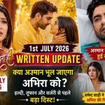 Yeh Rishta Kya Kehlata Hai 1st July 2026 Written Update: Will Arman Forget Abhira Completely?